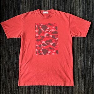 BAPE Red Camouflage Men's Shirt